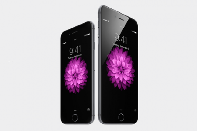 La puce A8 de l’iPhone 6 tourne à 1,2 GHz contre 1,39 GHz pour le 6 Plus et semble se traduire par des différences en termes de durée de vie de la batterie ou d’échauffement. (crédit : D.R.)