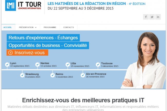 Découvrez l'IT Tour 2015 Découvrez l'IT Tour 2015