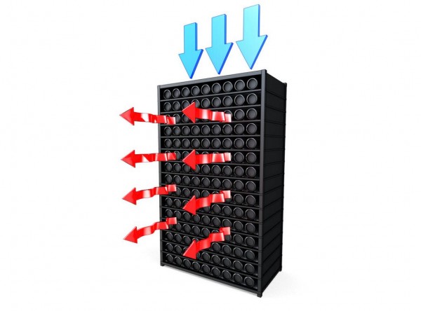 La configuration du nouveau Mac Pro donne des id�es, comme par exemple en rassembler plusieurs d'entre eux dans un rack pour datacenter.