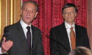 Bill Gates rduit la fracture numrique  Paris