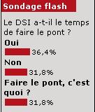 Sondage Flash : les DSI dansent sur les ponts