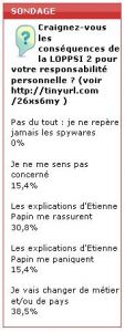 Sondage flash : qui a peur de la grande mchante loi ?