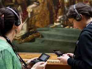 Le Louvre utilise une console de jeu portable comme audio-guide