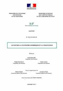 L'IGF publie ses recommandations pour dvelopper l'conomie numrique en France