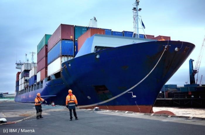 Maersk associe 94 entreprises testeuses à une blockchain logistique
