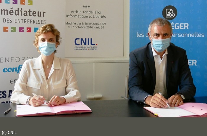 La CNIL et le Mdiateur des entreprises signent une convention pour rgler les litiges RGPD