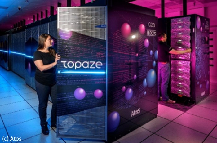 Le CEA et le CCRT inaugurent le supercalculateur Topaze