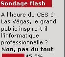 Sondage express : scepticisme quant  la professionalisation de l'informatique grand public