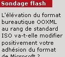 Sondage flash : La normalisation ISO d'OOXML trop tardive ?