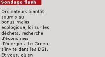 Sondage flash : green, vous avez dit green, comme c'est green...