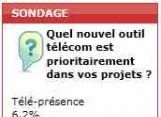 Sondage flash: la ToIP reste un projet dominant dans les tlcoms