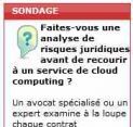 Sondage flash: scurit juridique, circulez y'a rien  voir