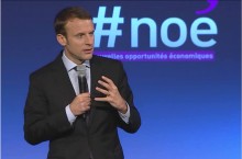 No : Emmanuel Macron veut sauver l'emploi des eaux basses avec une arche numrique