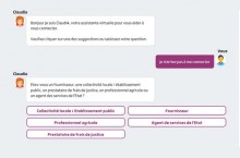 Chorus Pro aussi aide ses utilisateurs avec un chatbot