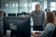 IA : les employ�s moins optimistes que leurs directions