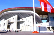 Dans le stade de l'Atl�tico de Madrid, la connectivit� mouille le maillot