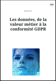 Les donnes, de la valeur mtier  la conformit GDPR