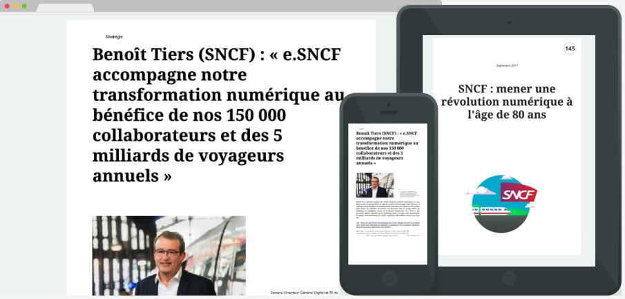 SNCF : mener une révolution numérique à l'âge de 80 ans