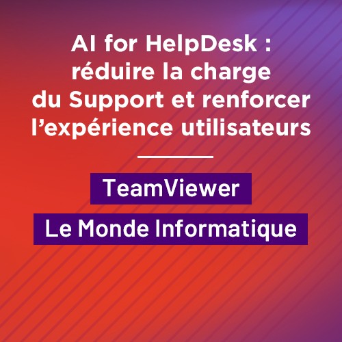 AI for HelpDesk : r�duire la charge du Support et renforcer l'exp�rience utilisateurs