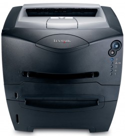 Cinq laser monochromes signes Lexmark - Gamme d'imprimantes laser monochromes : E232, E232t, E330, E332n et E332tn - Lexmark