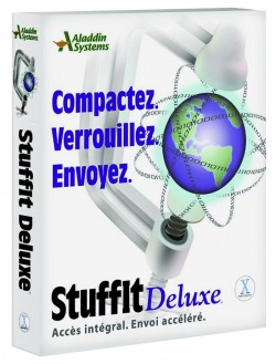Compression de fichiers : Stuffit Deluxe 8.0 livré en français - Stuffit Deluxe 8.0 - Aladdin Systems