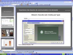 Les confrences en ligne gagnent en interactivit - Breeze 5 - Macromedia