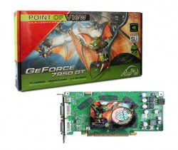 Associer deux cartes graphiques PCI Express - carte GeForce 7950GT - Point Of View