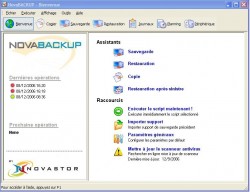 Sauvegardez  chaud - NovaBACKUP Server Edition 7.5 - Athena Global Services