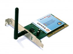 Un adaptateur rseau  petit prix - Wi-Fi PCI 54 Super G - BeWan