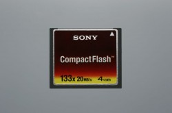 Stocker des photos par centaines - CompactFlash 133x 4G - Sony