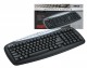 Une note bleue sur le clavier - Trust Multimedia Keyboard (KB-1150)