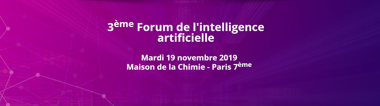 3me dition du forum de l'Intelligence Artificielle le 19 novembre : Intel expose sa vision de l'IA