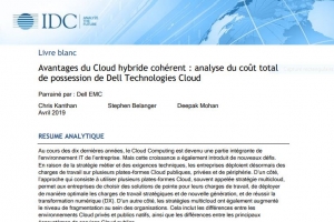 Les avantages de Dell Technologies Cloud en matière de coût
