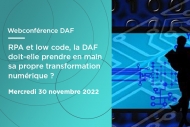 RPA/Low code: la DAF peut-elle prendre en main sa transition numérique?