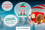 Profitez de l'opération « La Hotte de Noël TD SYNNEX » pour renouveler votre matériel informatique