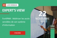 Inscrivez-vous aux webinars Fortinet