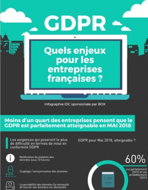 Infographie GDPR : Quels enjeux pour les entreprises franaises ?