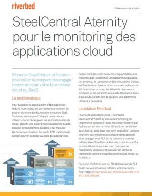 SteelCentral Aternity pour le monitoring des applications cloud