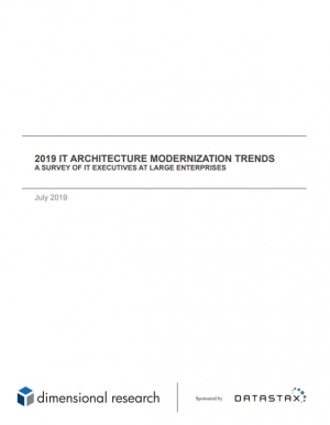 Etude sur les tendances 2019 en matire de modernisation des architectures IT