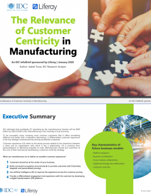 Industrie Manufacturi�re : Tendances et importance d'une strat�gie orient�e client