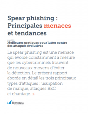 Rapport Spear phishing : principales menaces et tendances