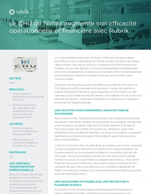 Le CHU de Nmes optimise ses oprations et ses finances grce  une solution de gestion de donnes dans le Cloud