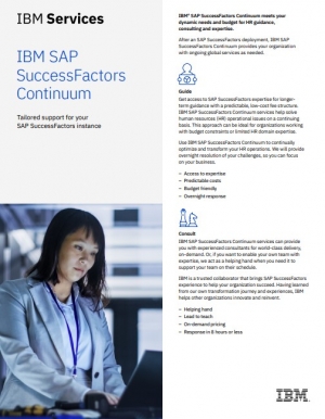 Fonction RH : 3 avantages de la solution IBM SAP SuccessFactors