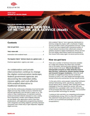 Le Network-as-a-Service (NaaS), une rvolution en termes de connectivit ?