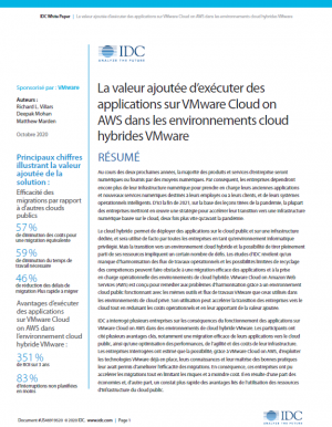 VMware Cloud on AWS: une solution de choix dans un environnement Cloud hybride