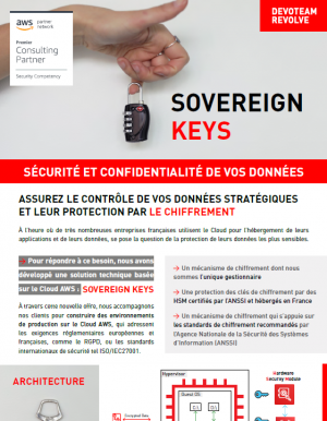 Sovereign Keys: Assurez le contrle de vos donnes stratgiques et leur protection par le chiffrement