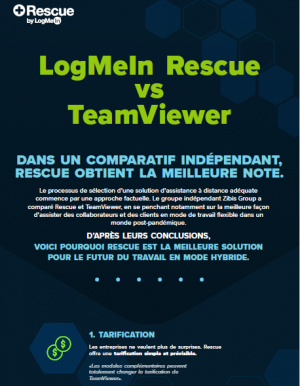 LogMeIn Rescue ou TeamViewer : quelle solution choisir ?