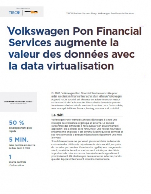 Le r�le de la data virtualisation�chez Volkswagen Pon Financial Services