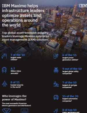 Infographie : IBM Maximo chez les leaders de l'industrie