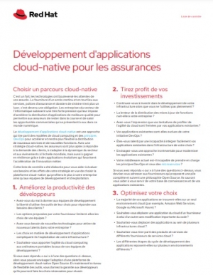 Dveloppement d'applications : 4 avantages du cloud-native